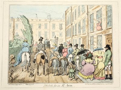 Sketch for an Al-bum, pub. 1835 by George Cruikshank
